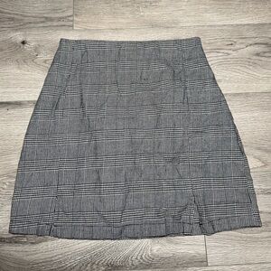 brandy melville john galt plaid mini skirt